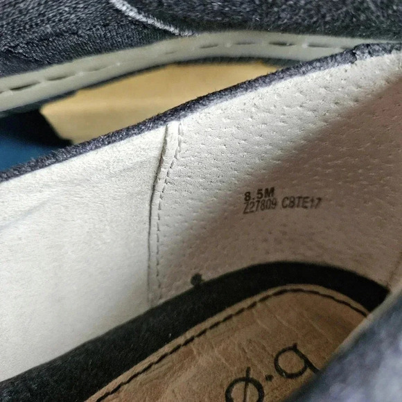 b.o.c. Mary Jane shoes-Charcoal Gray Fabric-Size 8.5 - Picture 7 of 7